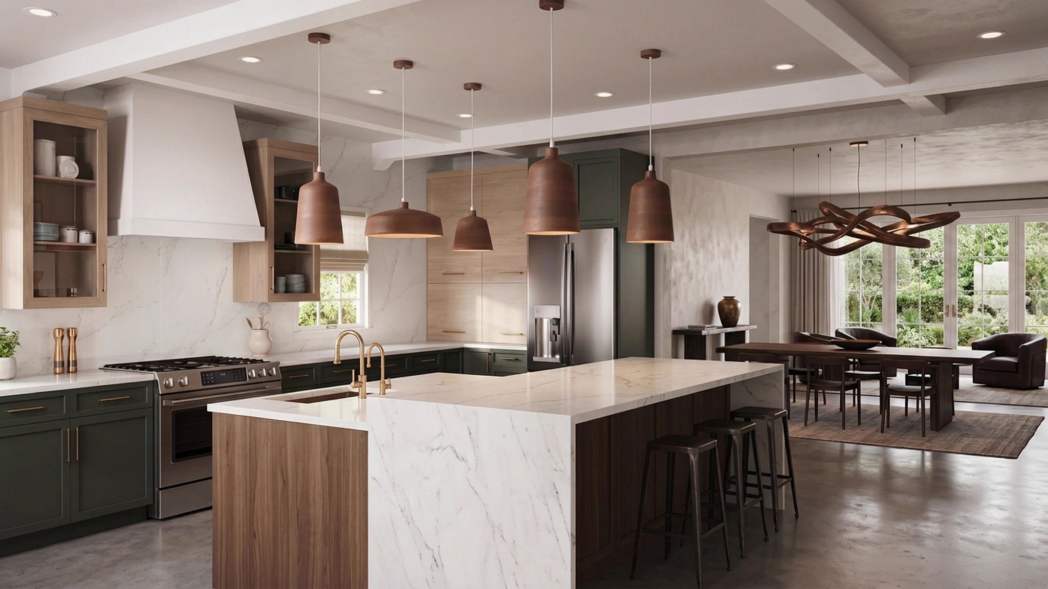 Ambiente com aplicação de Silestones