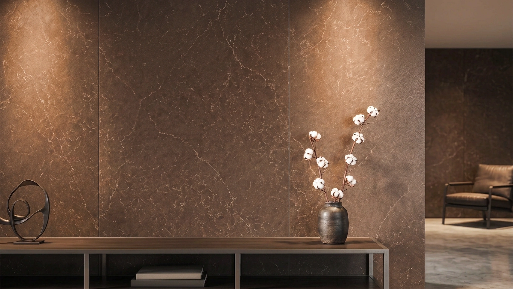 Chateau Brown, referência de Silestones